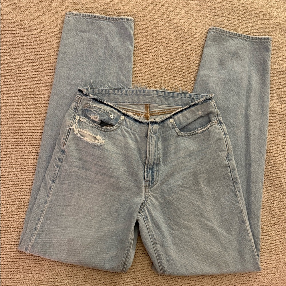 American Eagle Outfitters Size 6 Long Straight leg Jeans